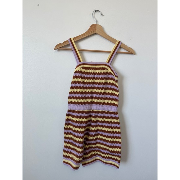 Zimmermann Kids Girls Pop Textured Knit Playsuit – Multicolor – Size 10 – NWT - Picture 7 of 7